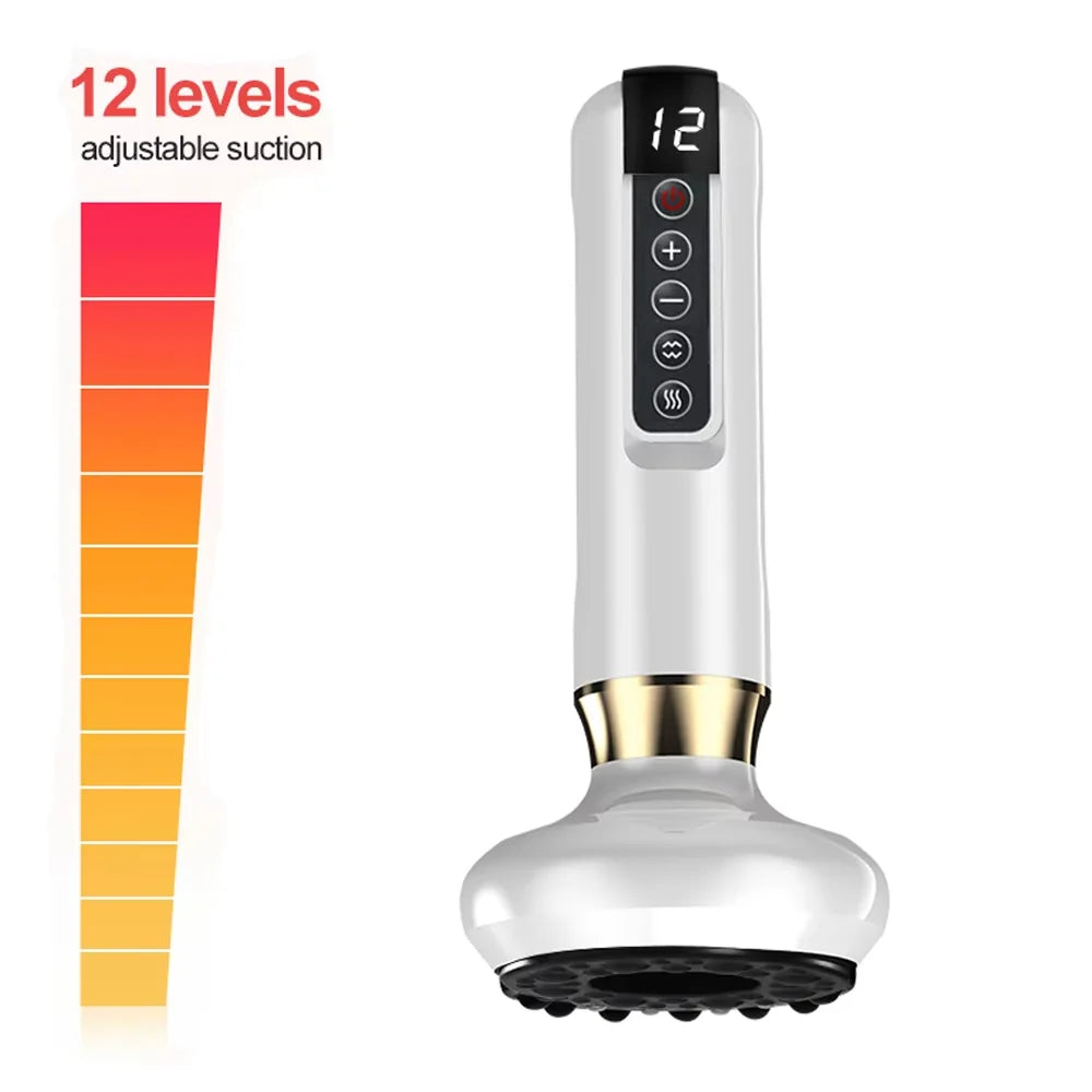 Anti-Cellulite Vacuum Massager with Gua Sha & Heat Therapy