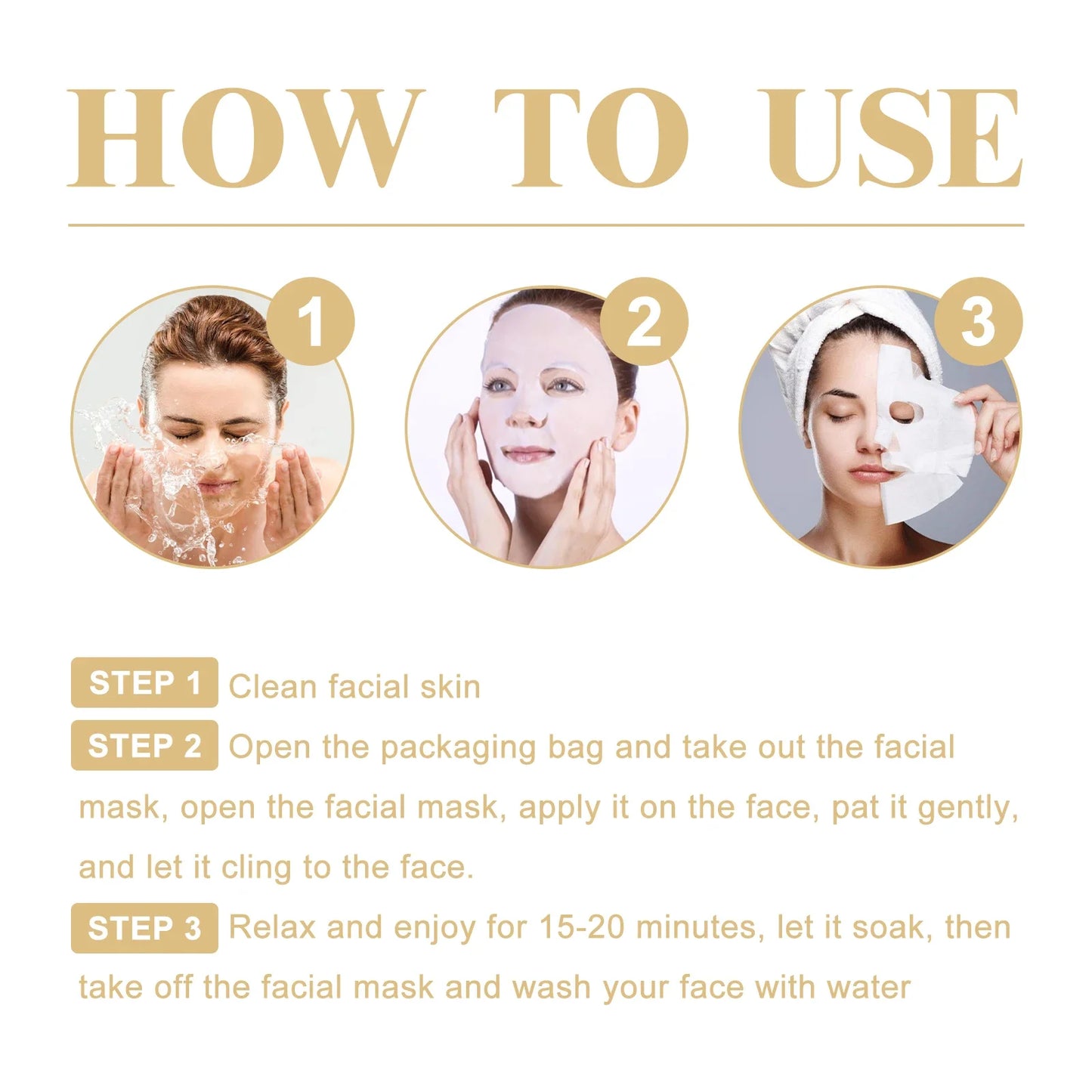Collagen Mask 10PCS - Anti-Wrinkle & Hydrating