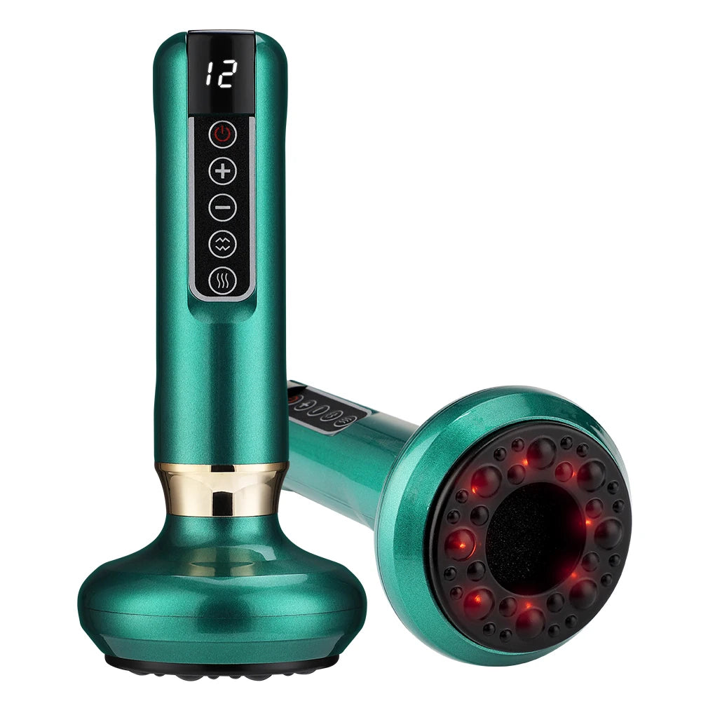 Anti-Cellulite Vacuum Massager with Gua Sha & Heat Therapy